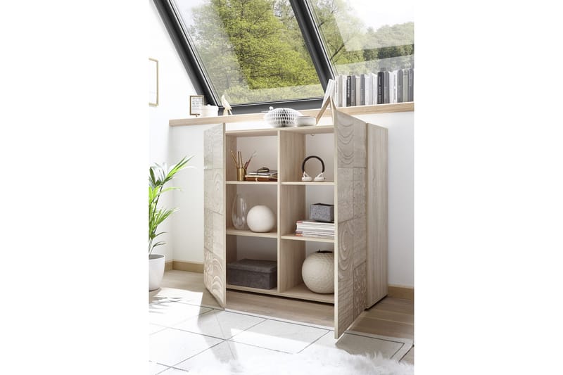 Highboard Bayoner 121 cm - Brun - Förvaring - Skåp - Förvaringsskåp