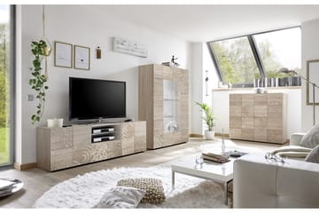 Highboard Bayoner 121 cm - Brun - Förvaring - Skåp - Förvaringsskåp