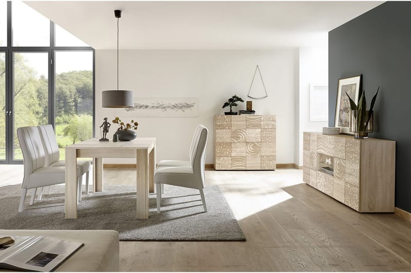 Highboard Bayoner 121 cm - Brun - Förvaring - Skåp - Förvaringsskåp
