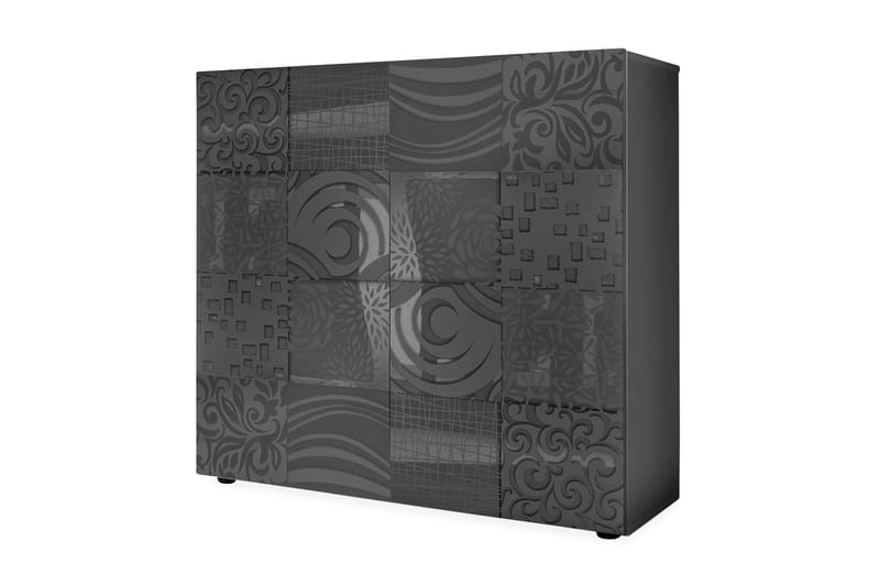 Highboard Bayoner 121 cm - Grå - Förvaring - Skåp - Förvaringsskåp