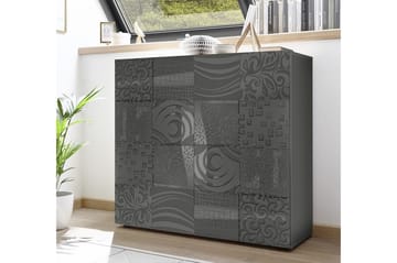 Highboard Bayoner 121 cm - Grå - Förvaring - Skåp - Förvaringsskåp
