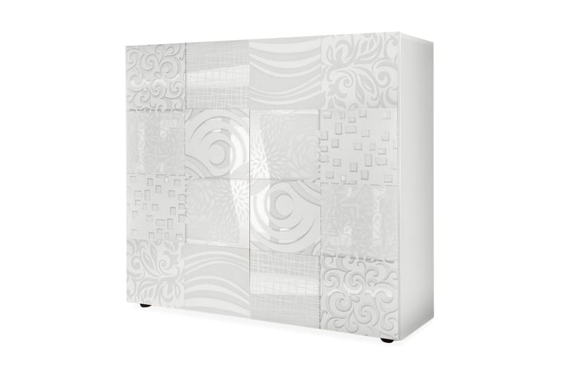 Highboard Bayoner 121 cm - Vit - Förvaring - Skåp - Förvaringsskåp