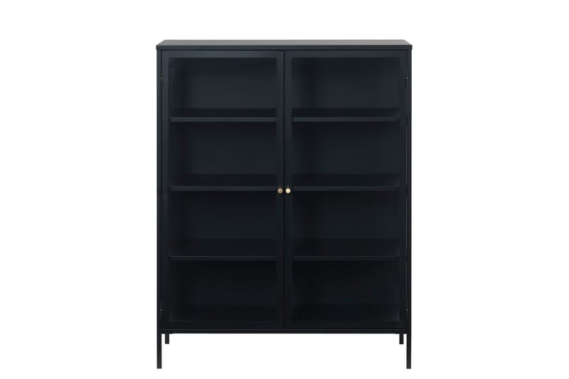 Highboard Birningham 110x140 cm - Svart - Förvaring - Skåp - Förvaringsskåp