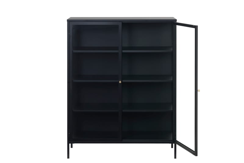 Highboard Birningham 110x140 cm - Svart - Förvaring - Skåp - Förvaringsskåp