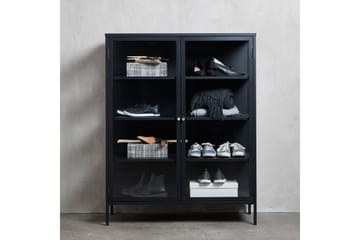 Highboard Birningham 110x140 cm - Svart - Förvaring - Skåp - Förvaringsskåp