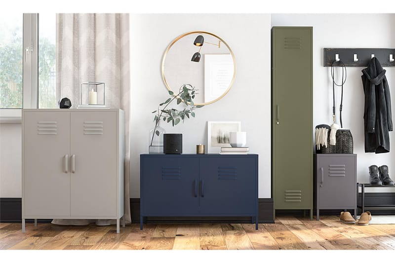 Highboard Bradford Grå - Dorel Home - Förvaring - Skåp - Förvaringsskåp