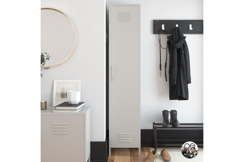 Highboard Bradford Ljusgrå - Dorel Home - Förvaring - Skåp - Förvaringsskåp