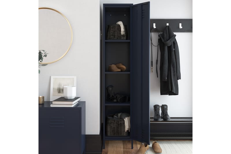 Highboard Bradford Mörkblå - Dorel Home - Förvaring - Skåp - Förvaringsskåp