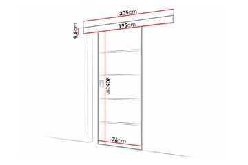 Highboard Clonmore - Grafitgrå - Förvaring - Skåp - Förvaringsskåp