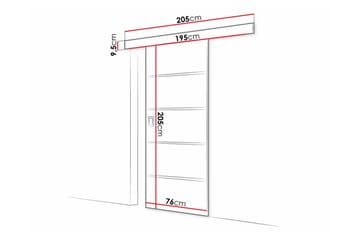 Highboard Clonmore - Vit - Förvaring - Skåp - Förvaringsskåp