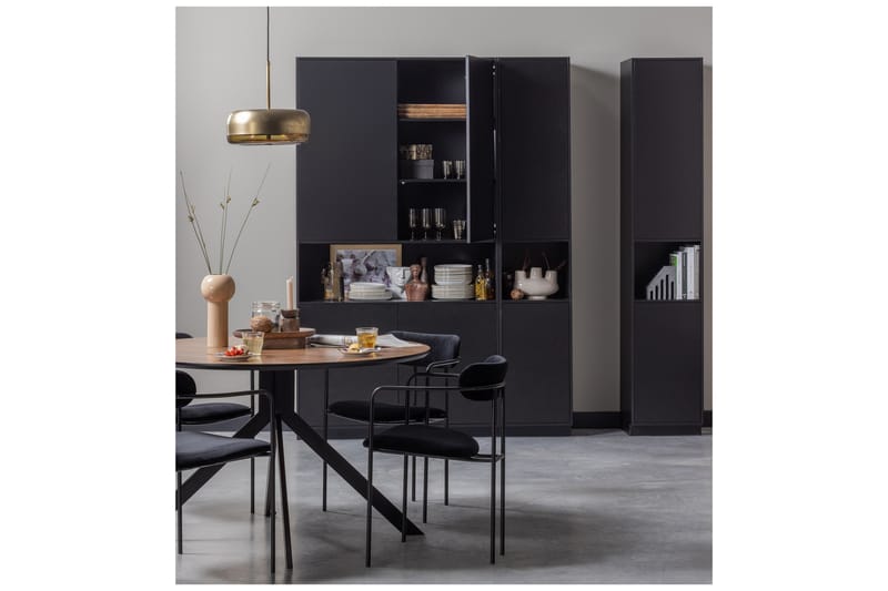 Highboard Cykko 110 cm - Svart - Förvaring - Skåp - Förvaringsskåp