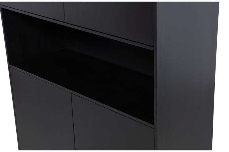 Highboard Cykko 110 cm - Svart - Förvaring - Skåp - Förvaringsskåp