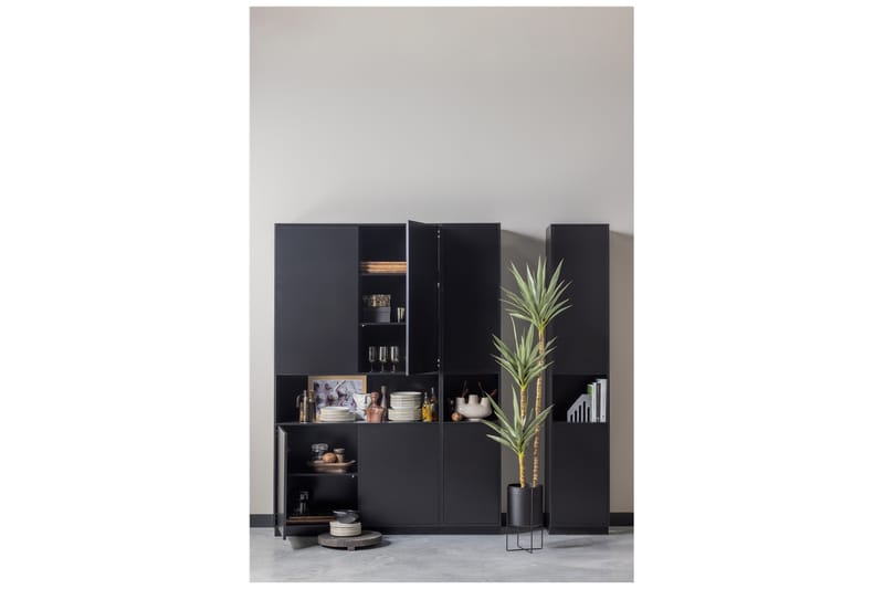 Highboard Cykko 110 cm - Svart - Förvaring - Skåp - Förvaringsskåp