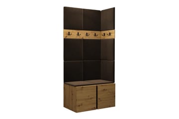 Highboard Dunvegan - Brun - Förvaring - Skåp - Förvaringsskåp