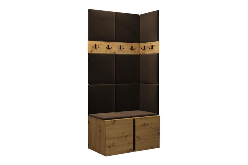 Highboard Dunvegan - Brun - Förvaring - Skåp - Förvaringsskåp