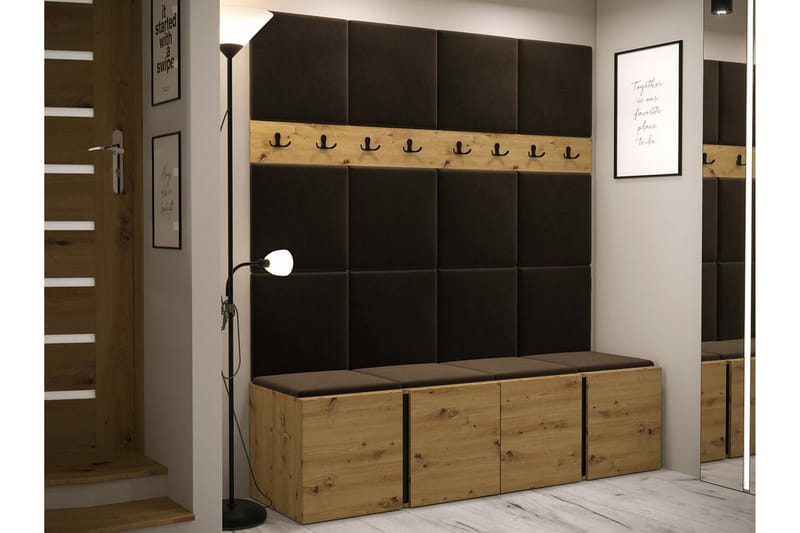Highboard Dunvegan - Brun - Förvaring - Skåp - Förvaringsskåp