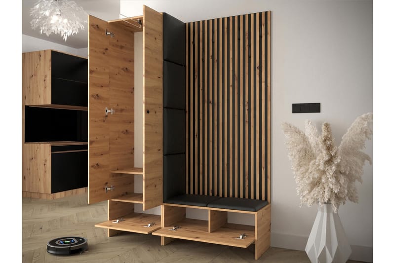 Highboard Dunvegan - Grön - Förvaring - Skåp - Förvaringsskåp
