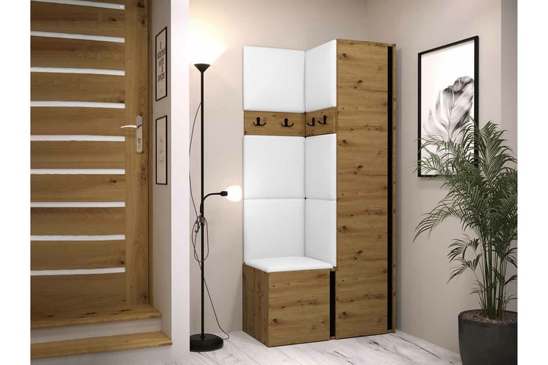 Highboard Dunvegan - Svart - Förvaring - Skåp - Förvaringsskåp
