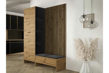 Highboard Dunvegan - Svart - Förvaring - Skåp - Förvaringsskåp