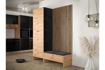 Highboard Dunvegan - Svart - Förvaring - Skåp - Förvaringsskåp