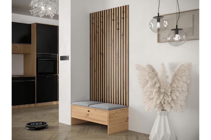 Highboard Dunvegan - Svart - Förvaring - Skåp - Förvaringsskåp