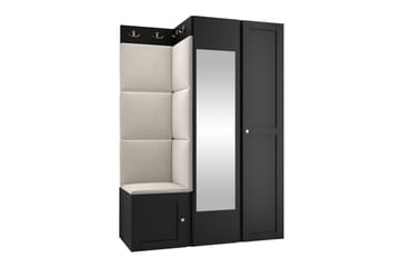 Highboard Dunvegan - Svart - Förvaring - Skåp - Förvaringsskåp