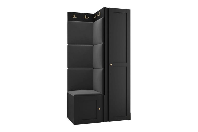 Highboard Dunvegan - Svart - Förvaring - Skåp - Förvaringsskåp