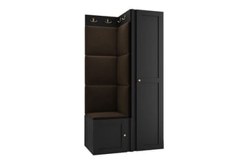 Highboard Dunvegan - Svart - Förvaring - Skåp - Förvaringsskåp