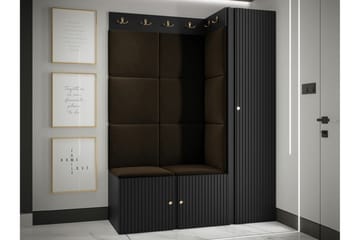 Highboard Dunvegan - Svart - Förvaring - Skåp - Förvaringsskåp
