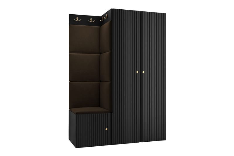 Highboard Dunvegan - Svart - Förvaring - Skåp - Förvaringsskåp