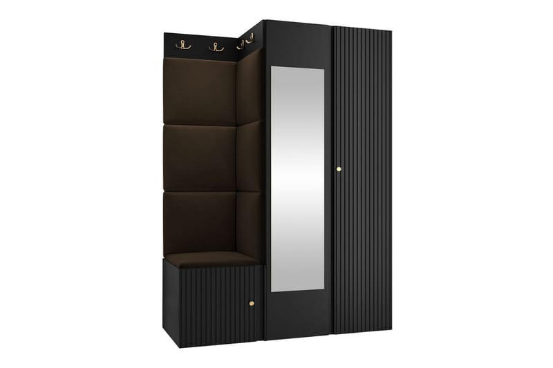 Highboard Dunvegan - Svart - Förvaring - Skåp - Förvaringsskåp