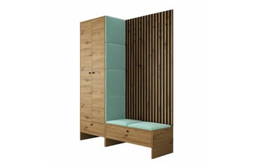 Highboard Dunvegan - Turkos - Förvaring - Skåp - Förvaringsskåp