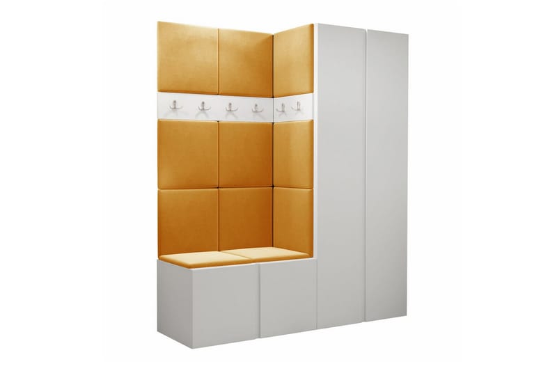 Highboard Dunvegan - Vit - Förvaring - Skåp - Förvaringsskåp