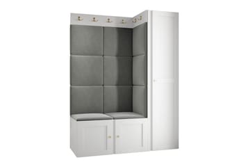 Highboard Dunvegan - Vit - Förvaring - Skåp - Förvaringsskåp