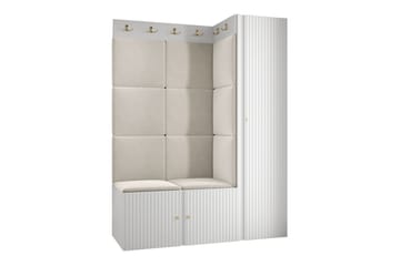 Highboard Dunvegan - Vit - Förvaring - Skåp - Förvaringsskåp