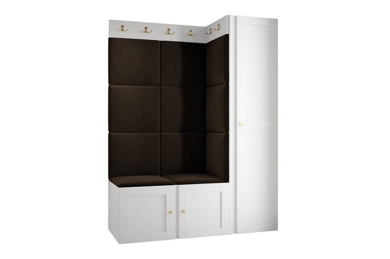 Highboard Dunvegan - Vit - Förvaring - Skåp - Förvaringsskåp