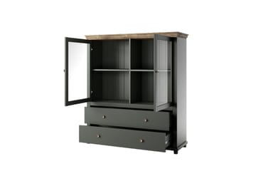 Highboard Getafez 42x126 cm - Khaki/Natur - Förvaring - Skåp - Förvaringsskåp