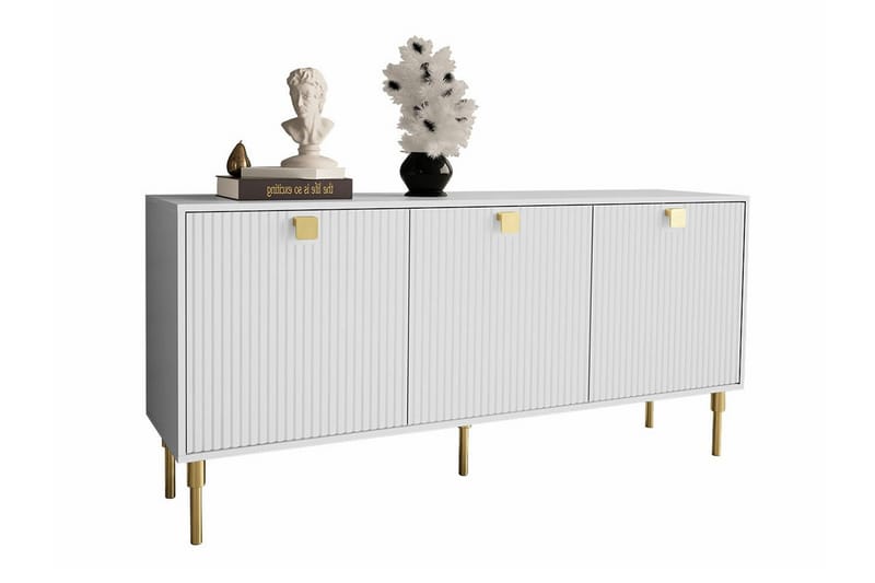 Highboard Glenndale - Vit - Förvaring - Skåp - Förvaringsskåp