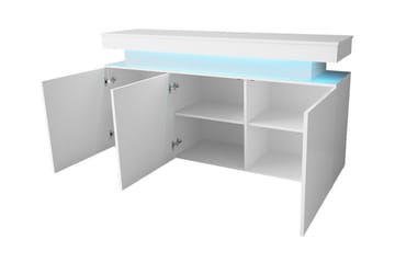 Highboard Glenndale - Vit - Förvaring - Skåp - Förvaringsskåp