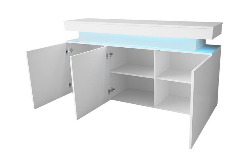 Highboard Glenndale - Vit - Förvaring - Skåp - Förvaringsskåp