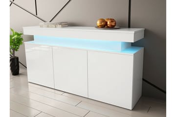 Highboard Glenndale - Vit - Förvaring - Skåp - Förvaringsskåp