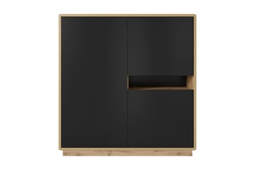 Highboard Joachim 121 cm - Brun/Svart - Förvaring - Skåp - Förvaringsskåp