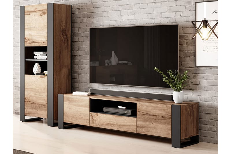 Highboard Juniskär - Antracit - Förvaring - Skåp - Förvaringsskåp