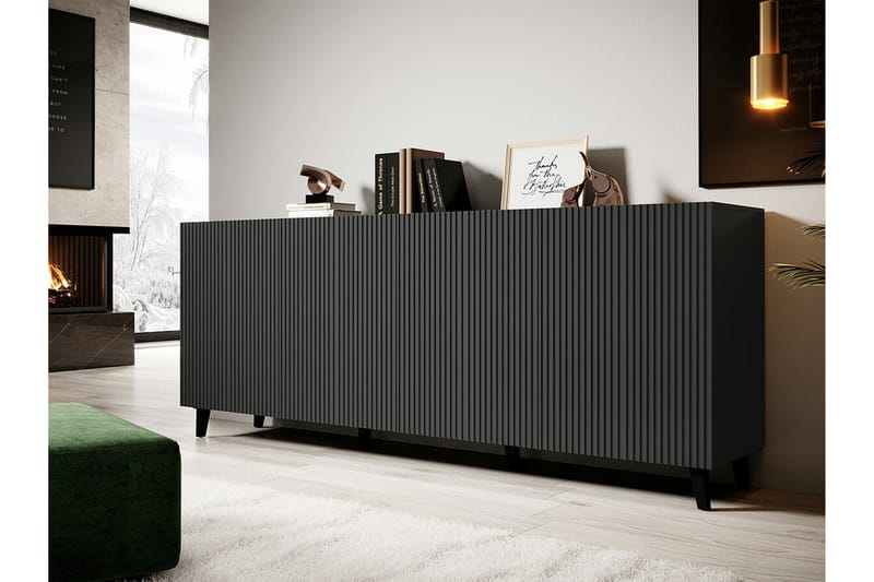 Highboard Juniskär - Svart - Förvaring - Skåp - Förvaringsskåp