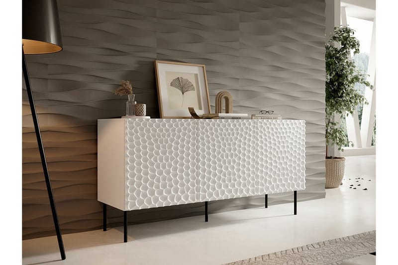 Highboard Juniskär - Vit - Förvaring - Skåp - Förvaringsskåp