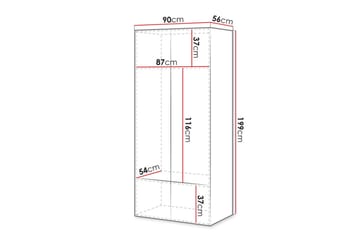Highboard Juniskär - Vit - Förvaring - Skåp - Förvaringsskåp