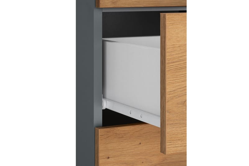 Highboard Kafie - Brun - Förvaringsskåp