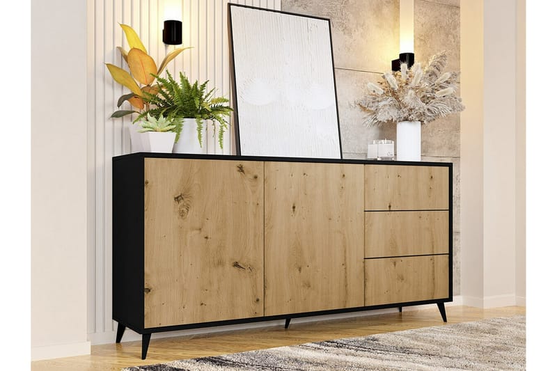 Highboard Kintore - Svart - Förvaring - Skåp - Förvaringsskåp