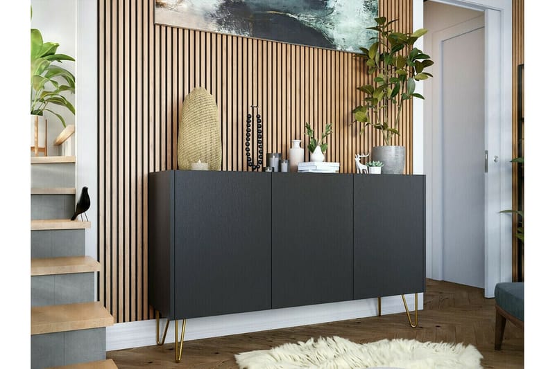 Highboard Klinkerville - Grafitgrå - Förvaring - Skåp - Förvaringsskåp