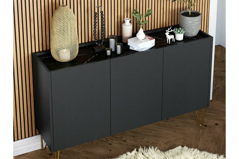 Highboard Klinkerville - Grafitgrå - Förvaring - Skåp - Förvaringsskåp